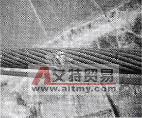 雷击故障导线烧伤痕迹