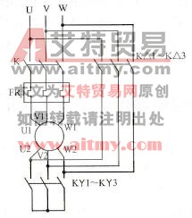 Y-△启动电动机连接线路