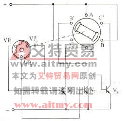 三相绕组直流无刷电动机电路原理图