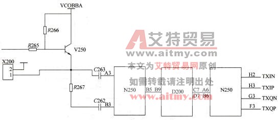 诺基亚系列8850/8210型手机发射逻辑处理电路图