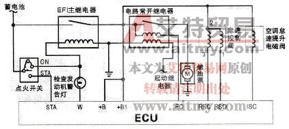 怠速控制阀电路图