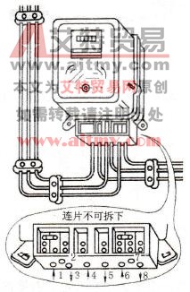 三相两元件电能表直接接入安装图