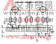 三相两元件电能表经电流互感器接入接线图