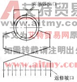 锅炉受热面密排小径管返修部位示意图