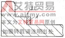 液压成形模横截面示意