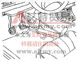 用踏板架固定制动踏板