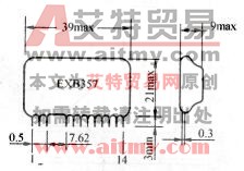 EXB 357驱动模块外形图