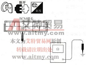 检查BCM线束接地线