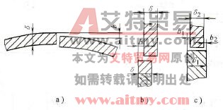 圆筒形焊件对接接头纵缝和环缝的对口错边量