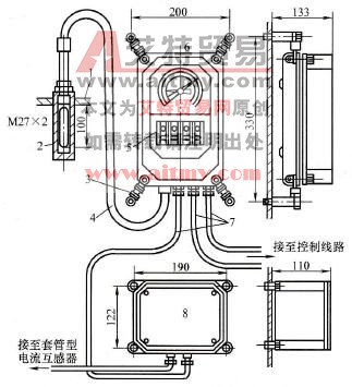 WTYK-0.4型温度控制器结构图