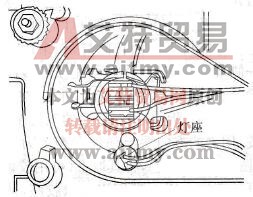 驻车灯灯泡的拆装