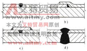 衬里焊缝与基体直接接触的接头形式