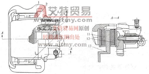大众系列轿车车轮制动器