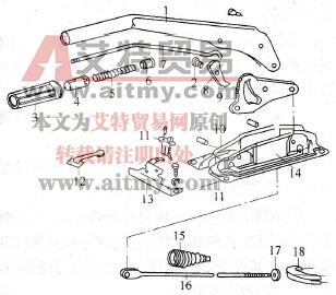大众系列轿车驻车制动器