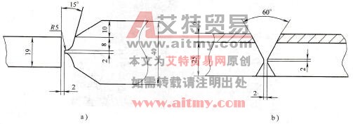  焊接工艺评定试件坡口形式