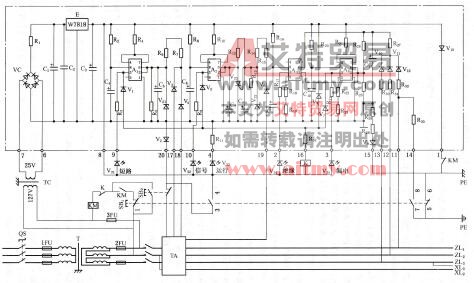  ZXZ8-4矿用隔爆型照明信号综合保护电气原理图