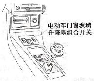 电动车门窗玻璃升降器组合开关