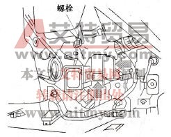 拆下传感器