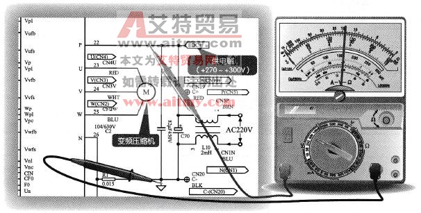 检测变频电路的供电电压