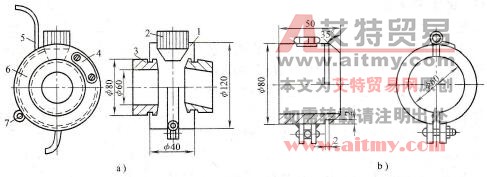 拖罩和罩轨结构示意图
