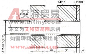 钛管与双管板连接形式
