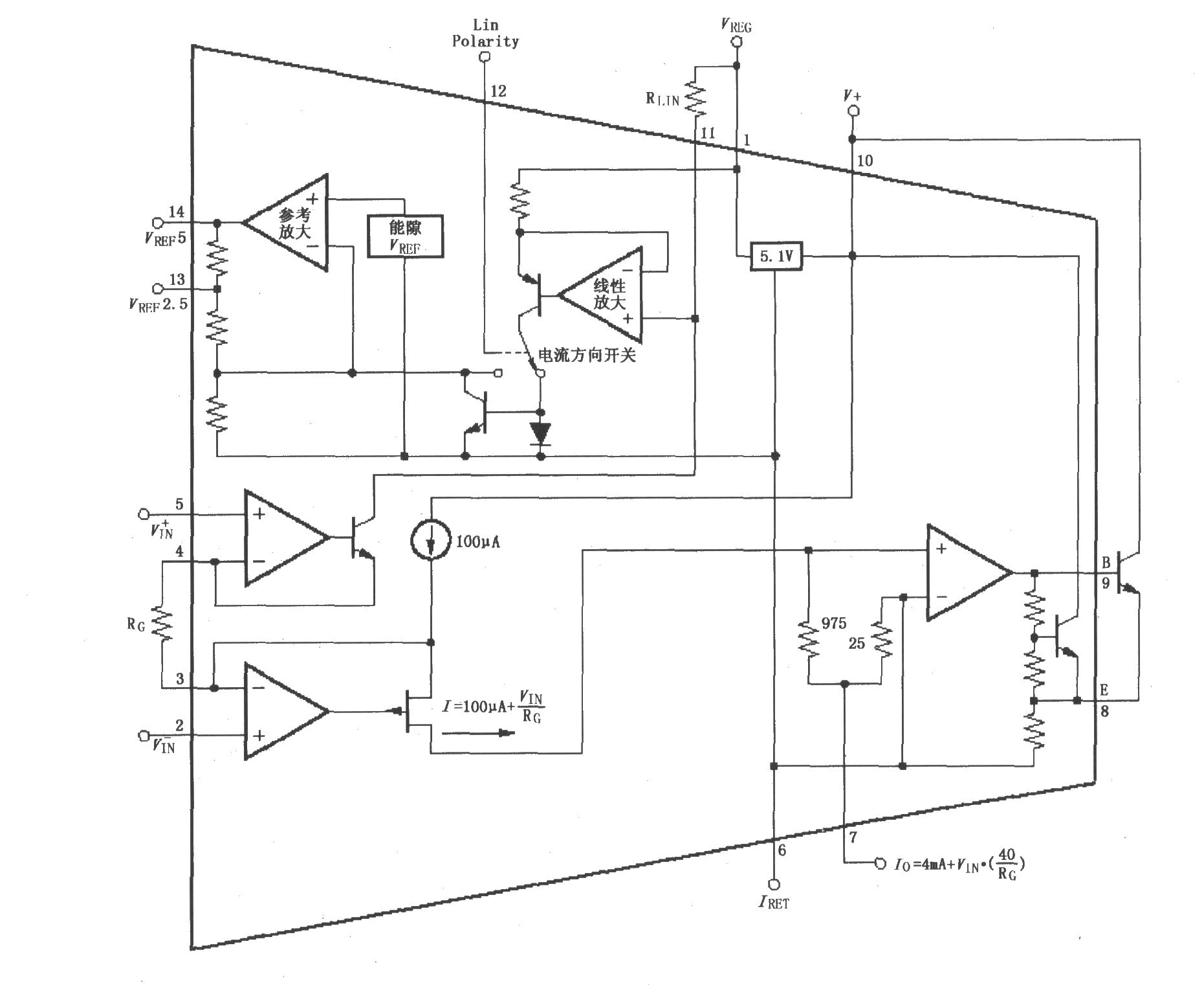 XTRl06 具有电桥激励的4～20mA电流变送器