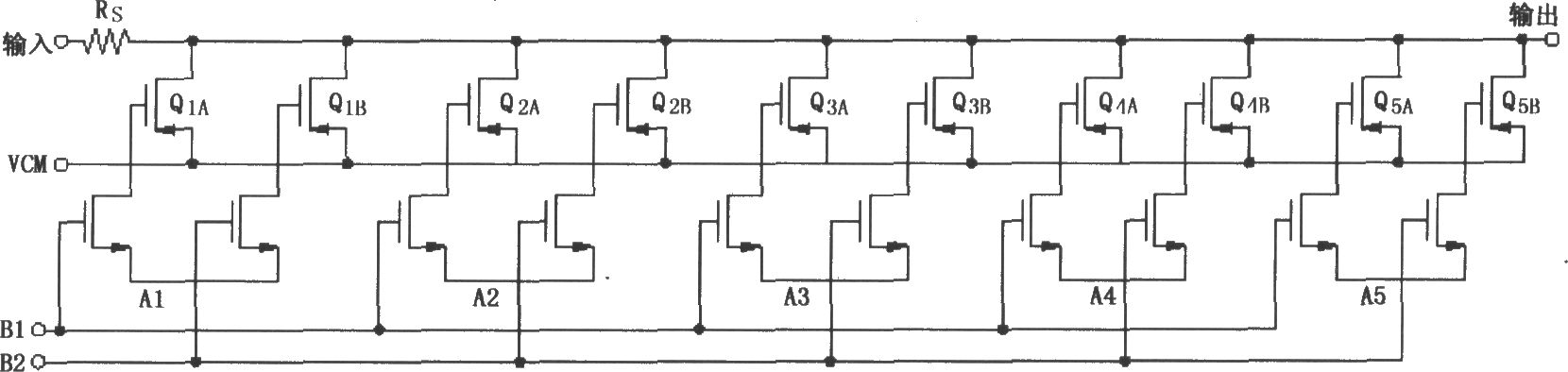 VCA2612/2613/2616可编程衰减器部分电路