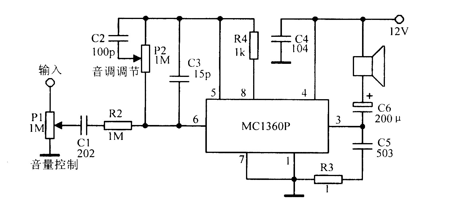 MCl306P音频功放电路