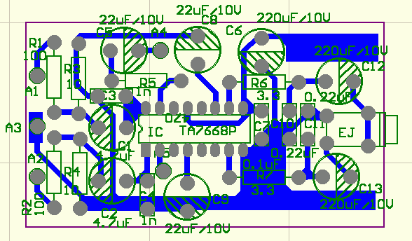 TA7668全景声音放大器电路