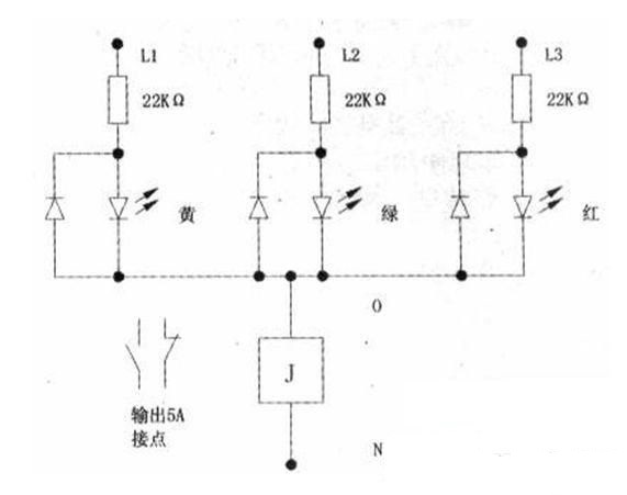 巧用LED灯做电机断相保护器