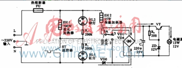 电磁泵电路的工作过程