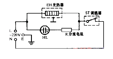 三角牌喷汽喷雾电熨斗电路图