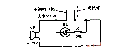 福佳牌ZDY-1V全塑蒸汽电熨斗电路图