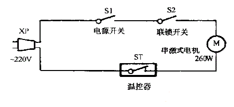 方成SG260-A食品榨汁，搅拌机电路图