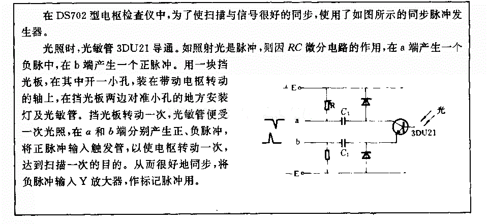 电枢检查仪中的同步脉冲发生电路