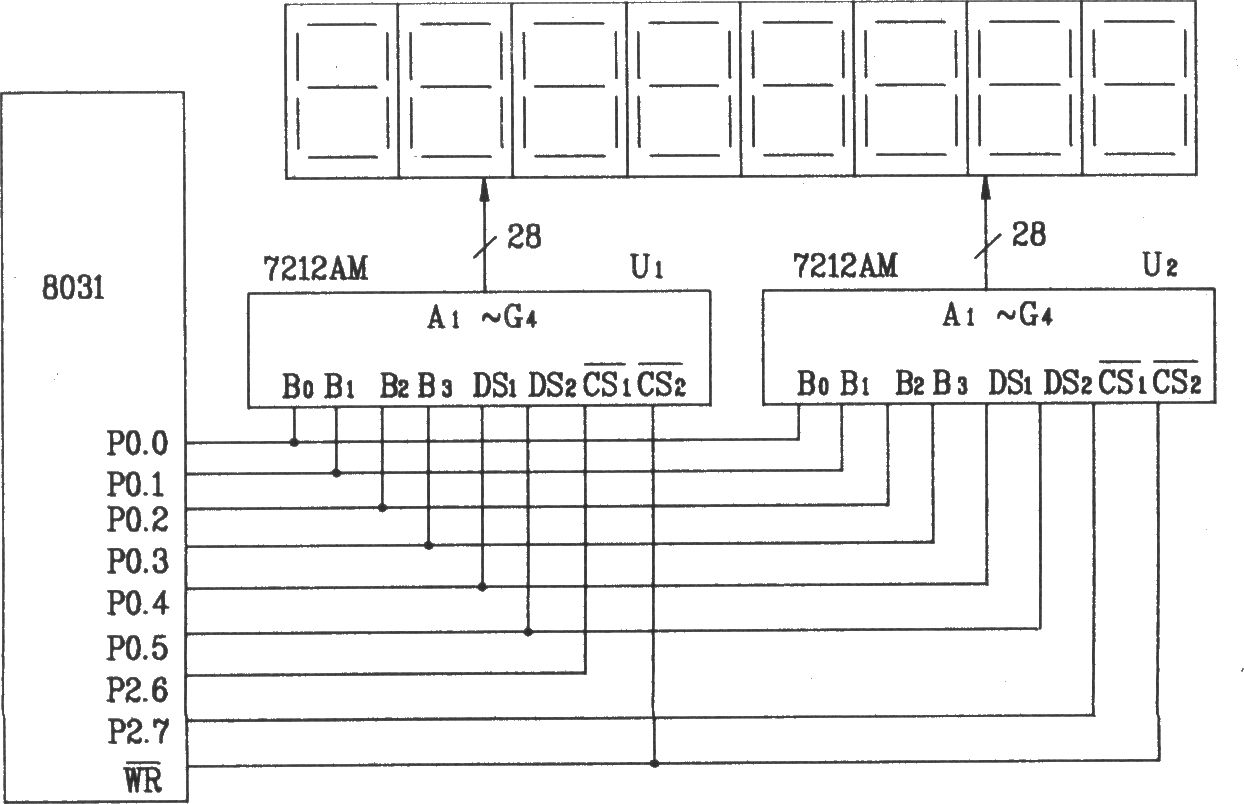ICM7212AM 4位并行显示/译码/驱动器(硬件