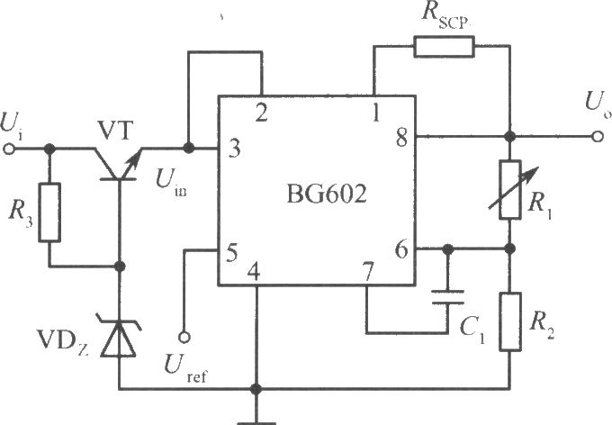 高输入电压集成稳压电源电路之一(BG602)