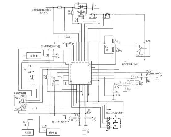 TWL2213的典型应用电路(充电电路)