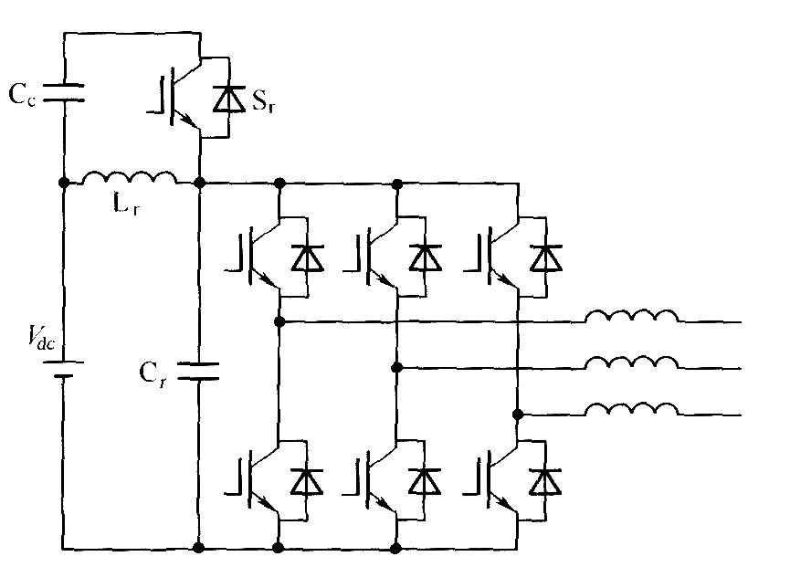 有源嵌位谐振直流环节逆变器功率电路