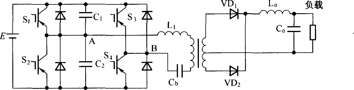 ZVSCS PWM全桥电路有限双极性控制电路的功率部分