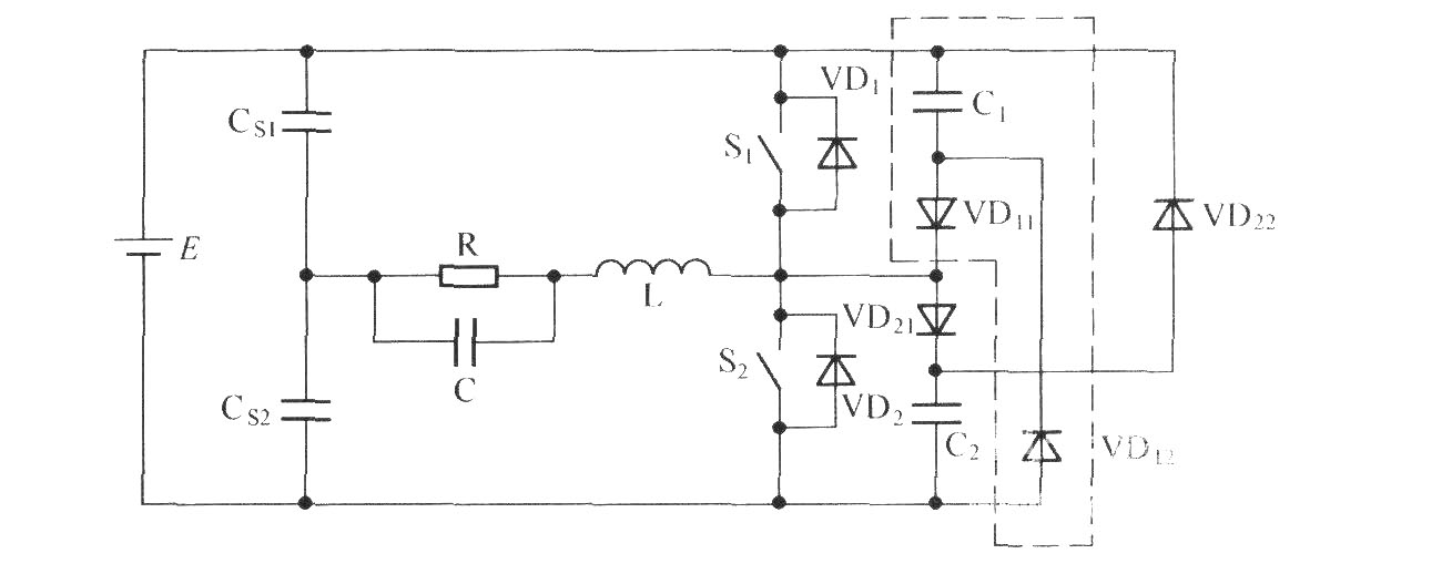 C-2D型无源无损缓冲电路应用于DC／AC半桥变换器中