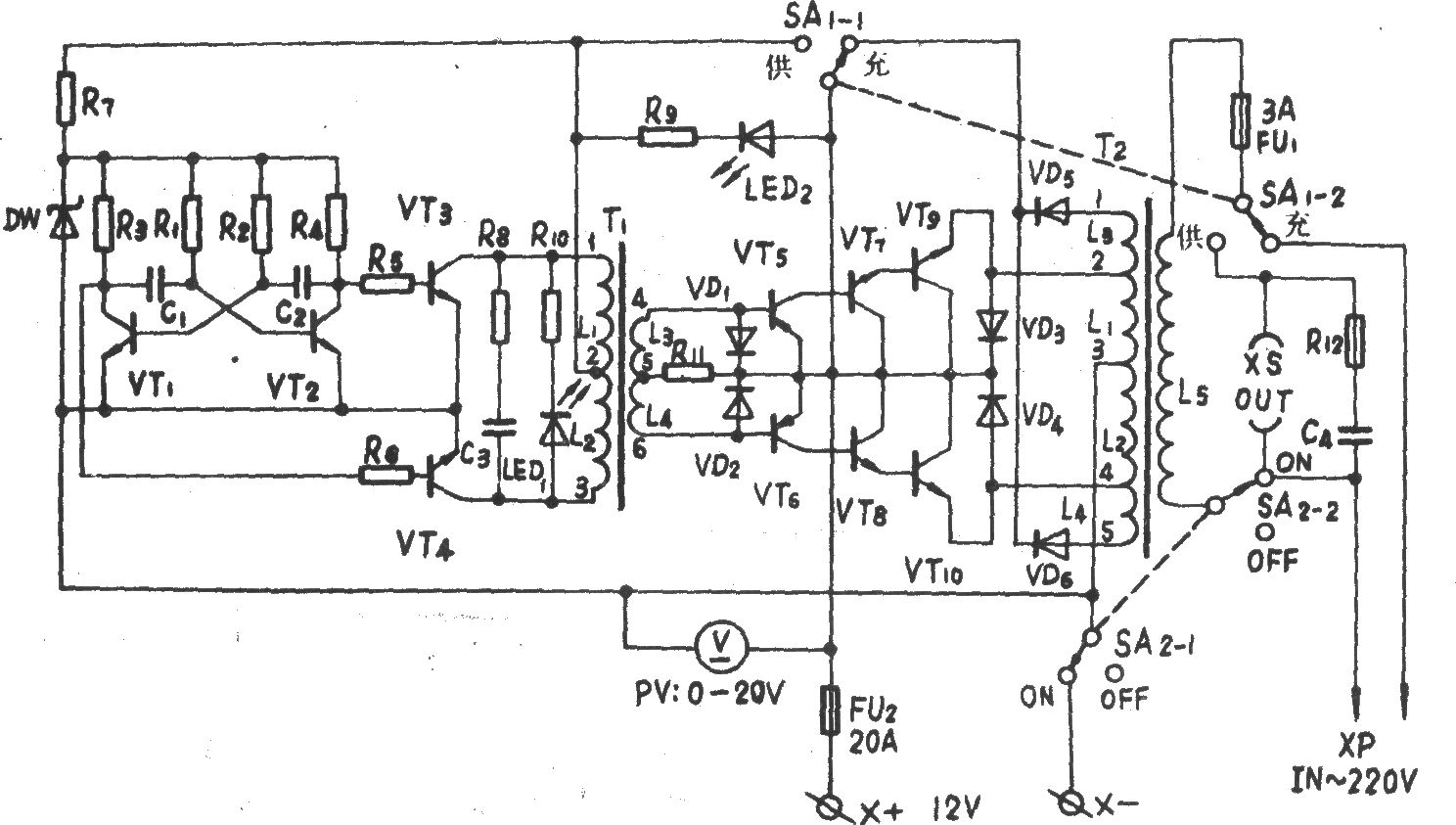 TJ-200VA应急电源