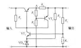串联稳压电源的短路与过载保护电路