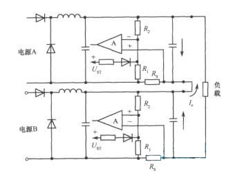 两个电源串联时故障的防止方法(运用フ形过电流保护电路)