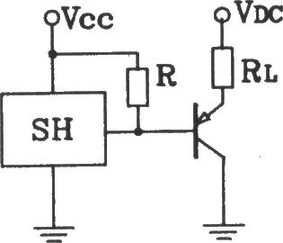 SH型霍尔开与集电极输出接口电路