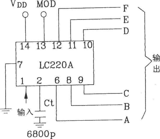 LC219/LC220A构成典型的遥控发射、接收应用电路