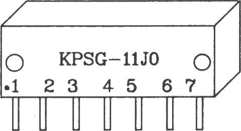 由KPSG-110F0/KPSG-11J0构成单路无线电发射电路图