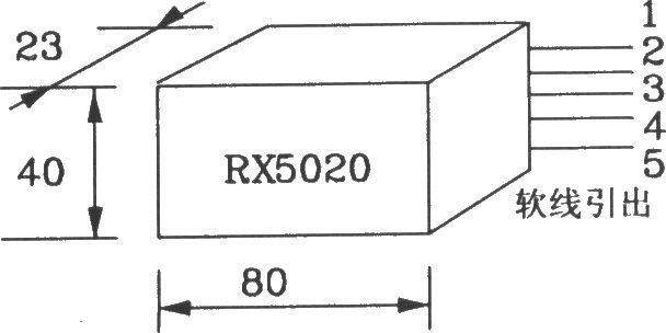 由RX5019/5020构成无线遥控发射、接收电路图