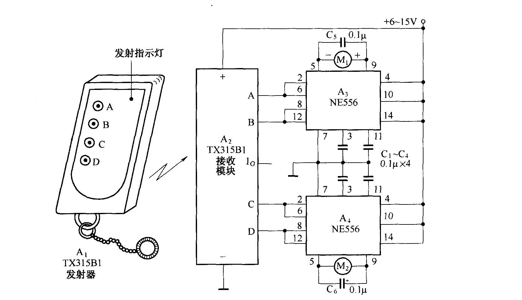 模型车船遥控器