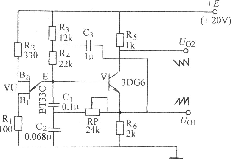 单结晶体管锯齿波发生器
